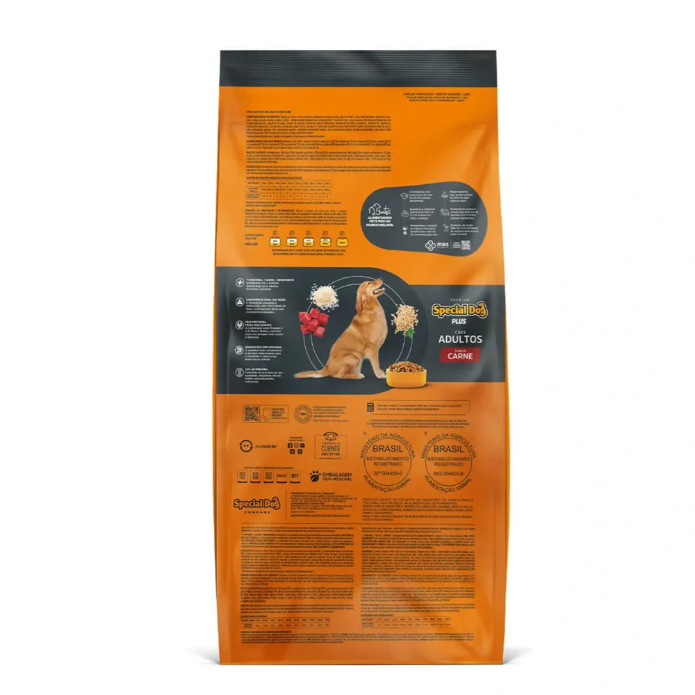 Ração Special Dog Plus Cães Adultos Carne — foto 3