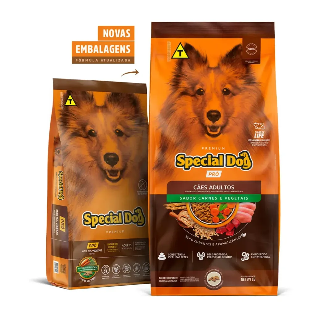 Ração Special Dog Pró Cães Adultos Vegetais — foto 2
