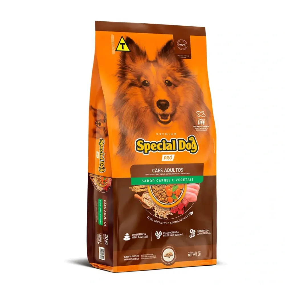 Ração Special Dog Pró Cães Adultos Vegetais — foto 4