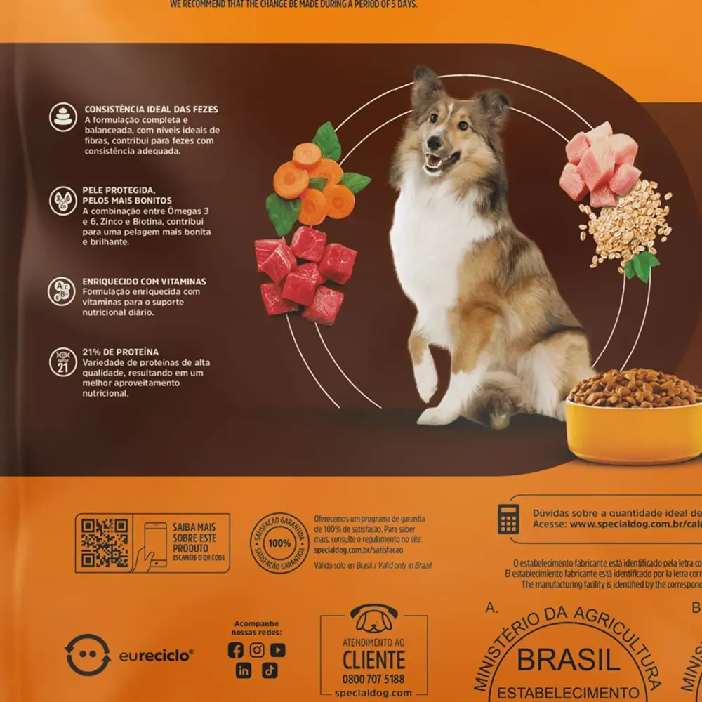 Ração Special Dog Pró Cães Adultos Vegetais — foto 5