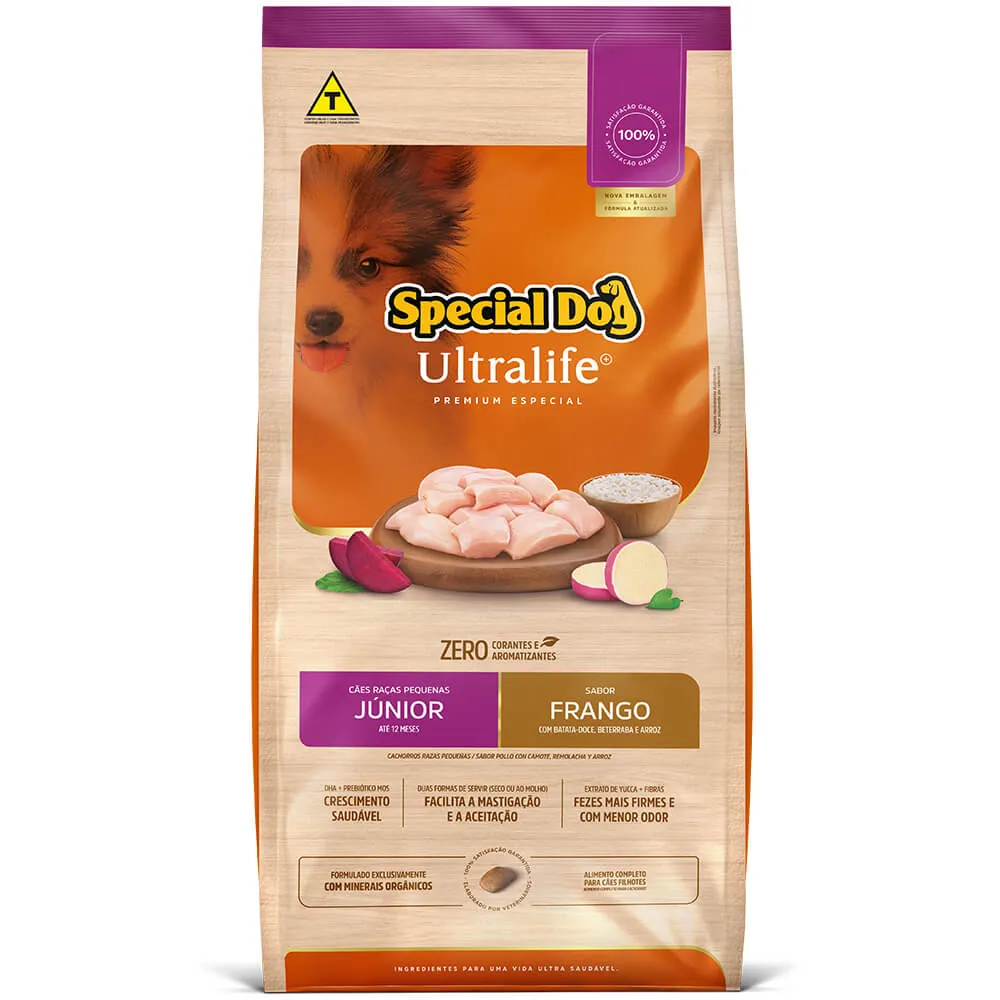 Ração Special Dog Ultralife Cães Júnior Raças Pequenas Frango — foto 2