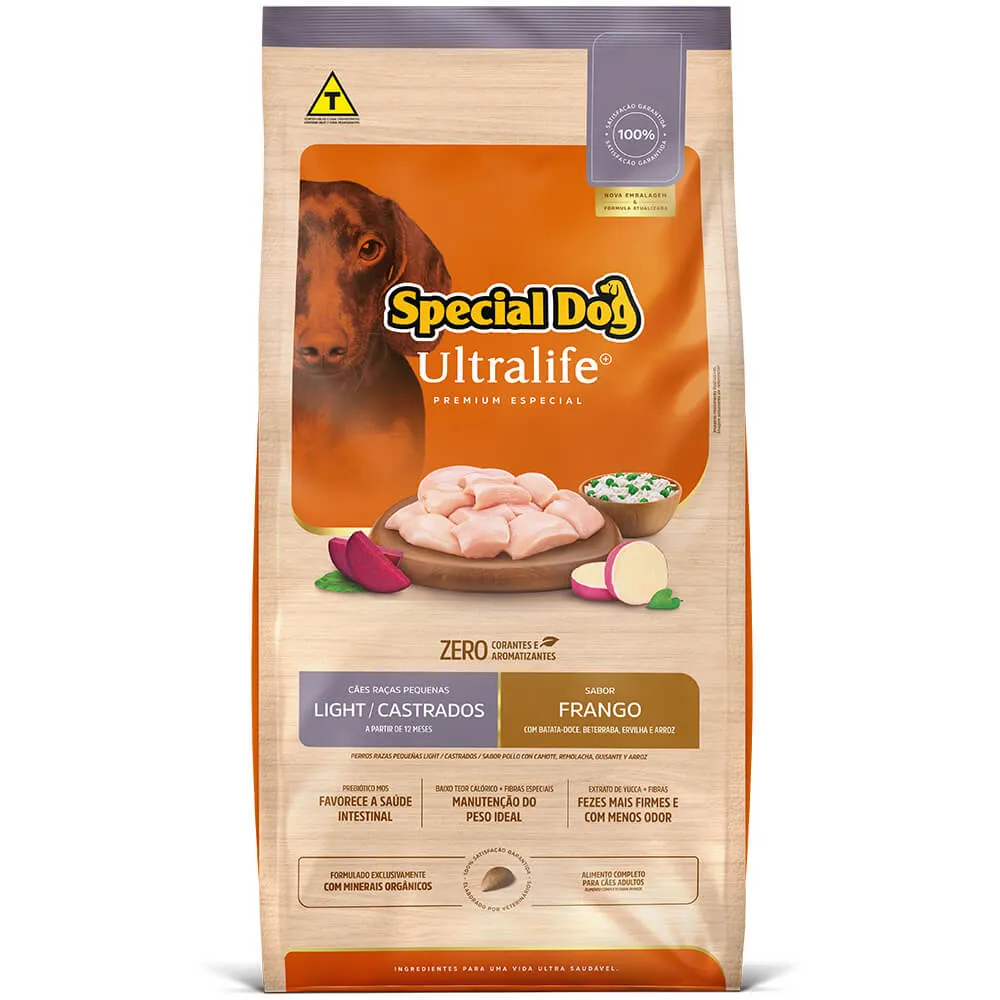 Ração Special Dog Ultralife Light Cães Castrados Raças Pequenas Frango — foto 2