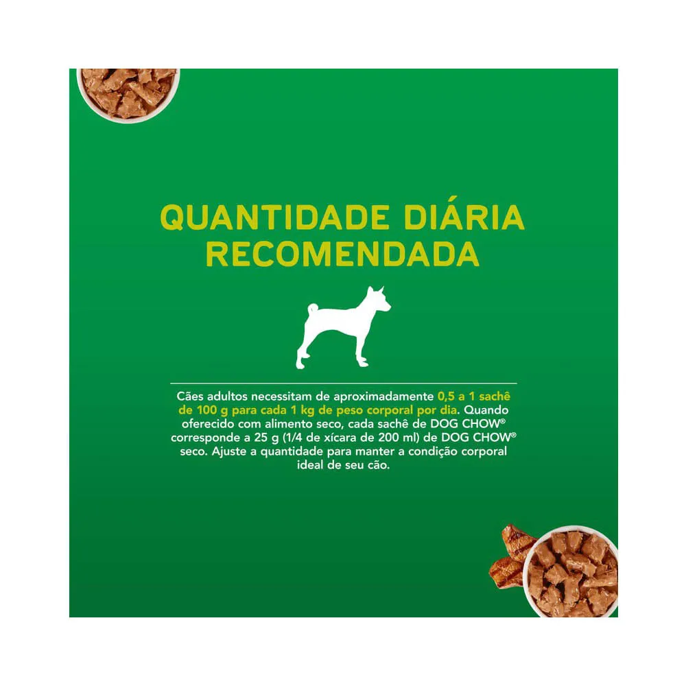 Ração Úmida Dog Chow Cães Adultos Carne — foto 5