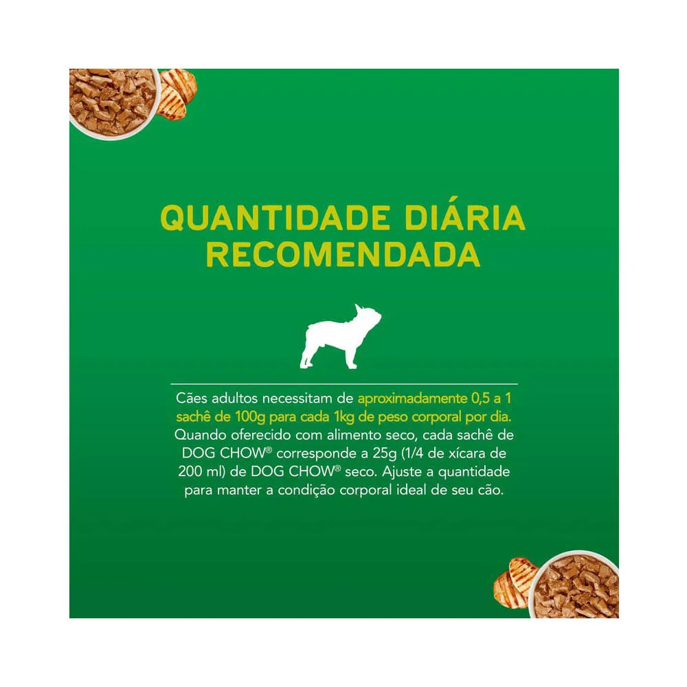 Ração Úmida Dog Chow Cães Adultos Mini e Pequenos Frango — foto 5