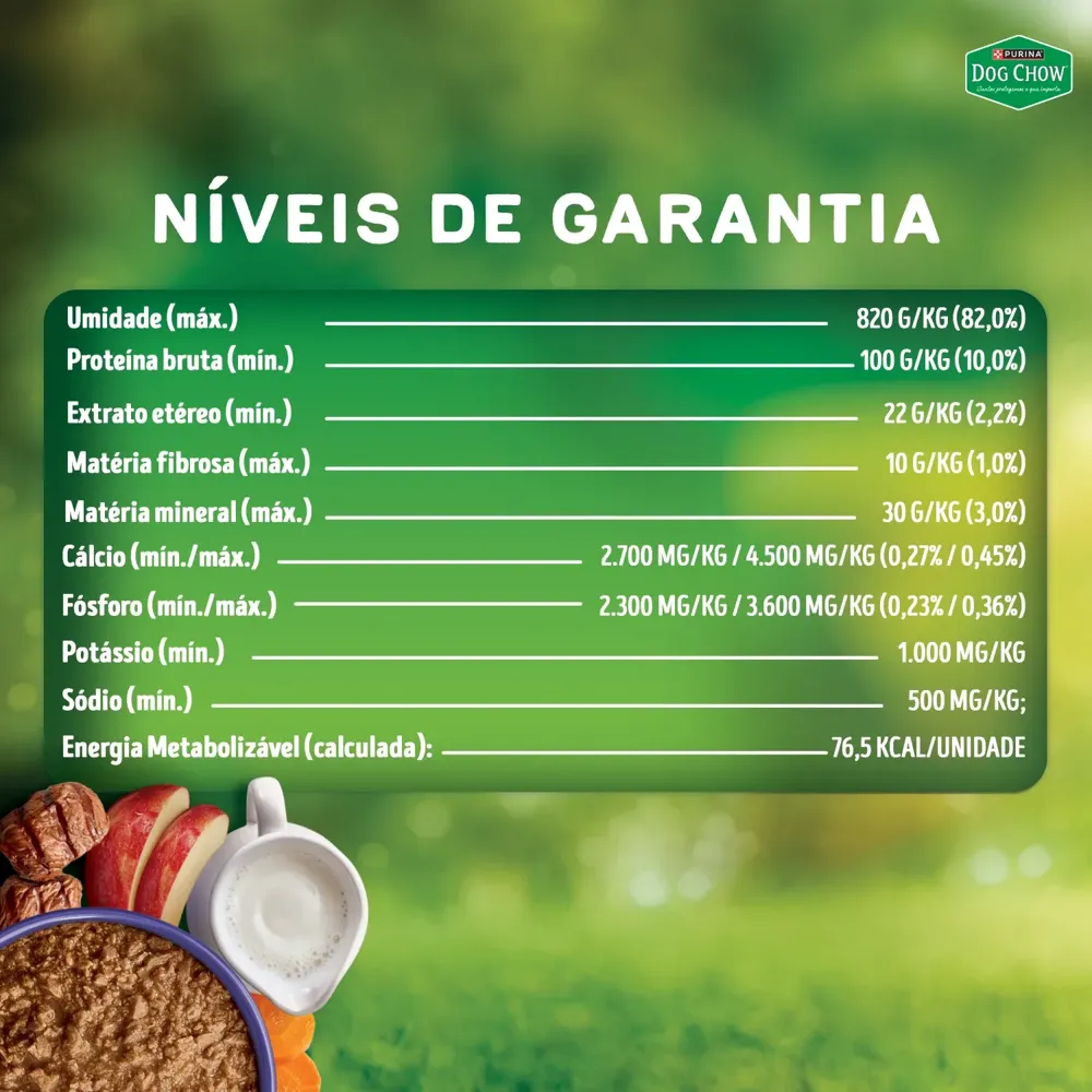 Ração Úmida Dog Chow Cães Filhotes Ótimo Começo Papinha Carne — foto 6
