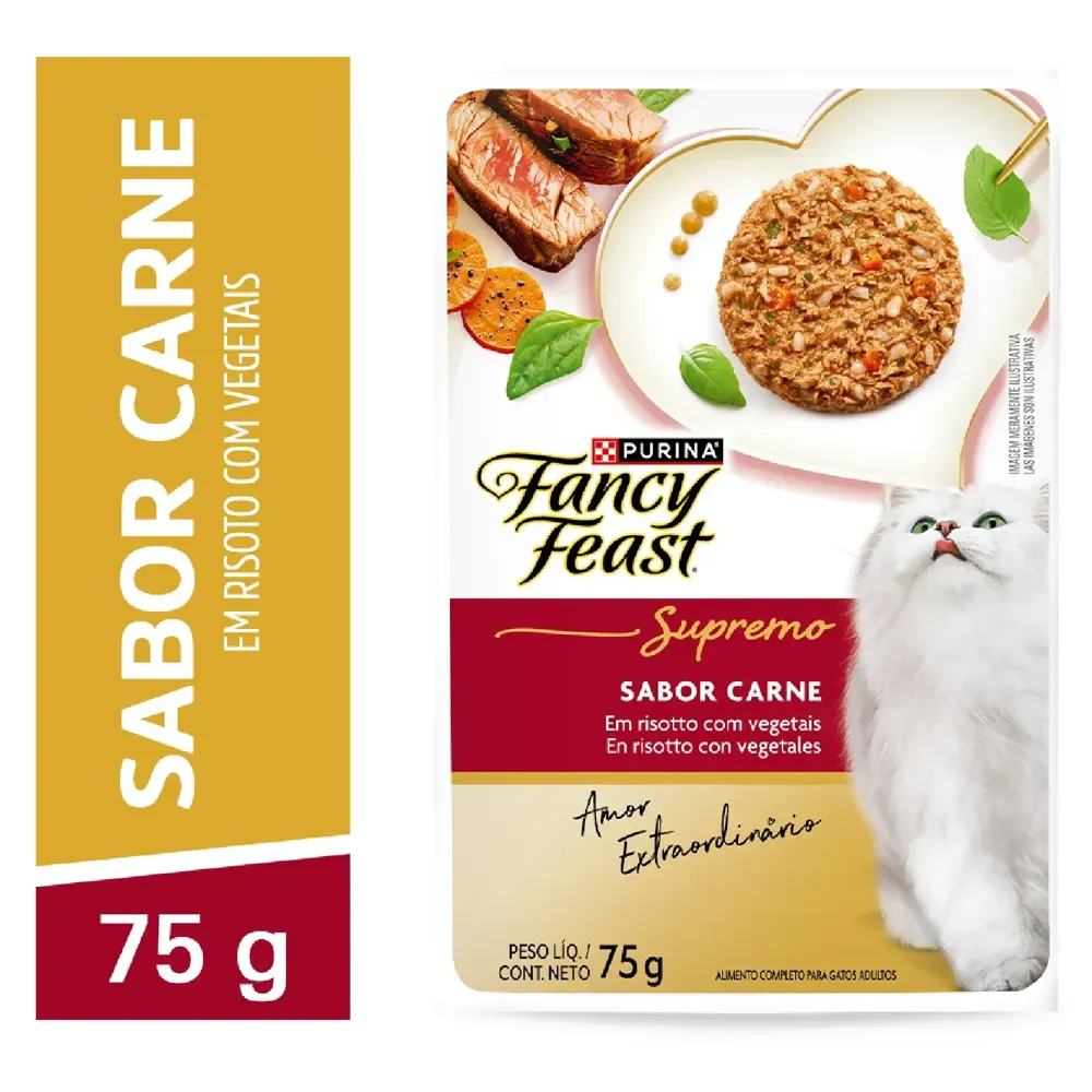 Ração Úmida Fancy Feast Supremo Carne — foto 2