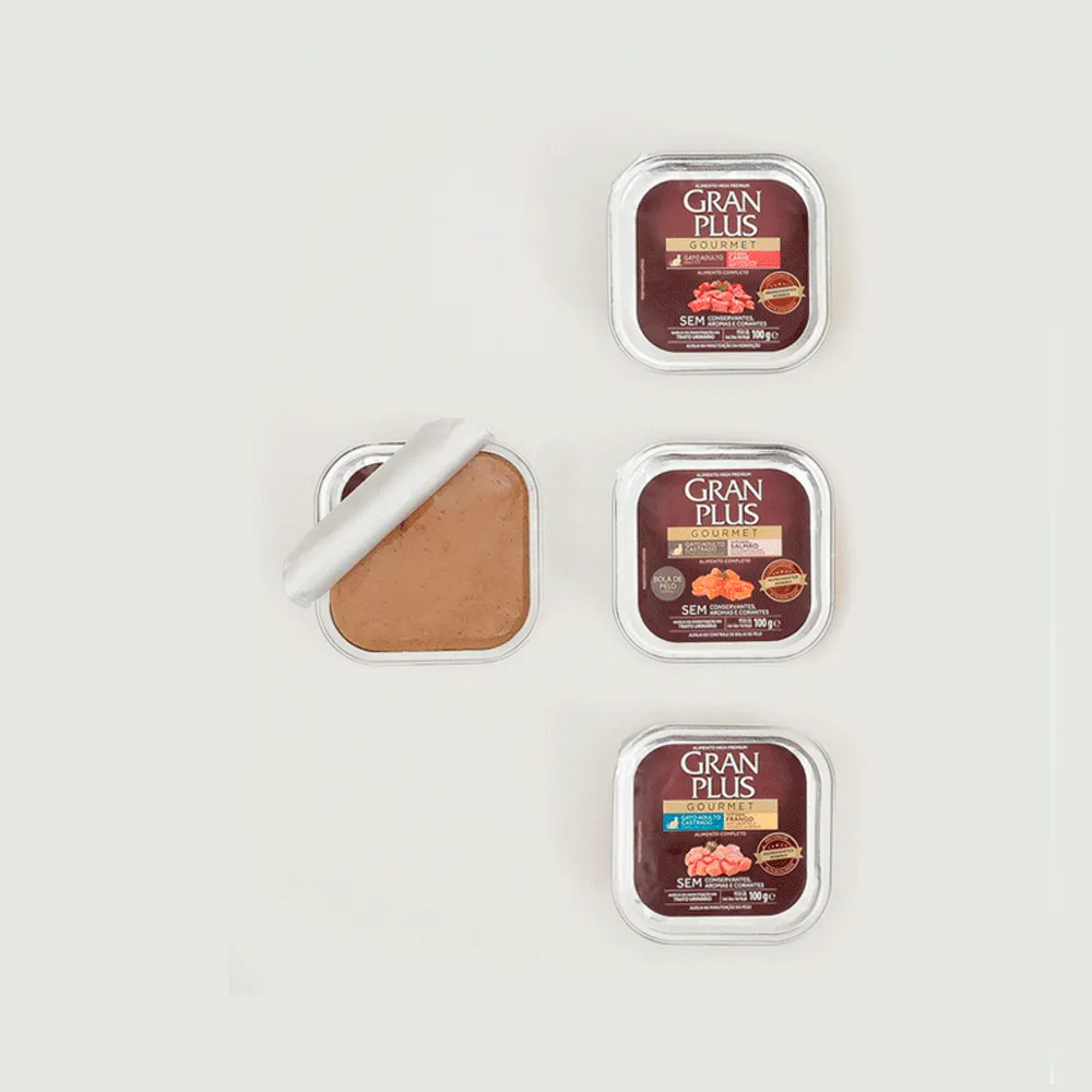 Ração Úmida GranPlus Gatos Adultos Castrados Patê Gourmet Frango — foto 6