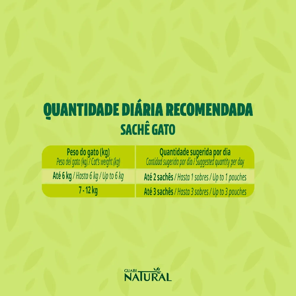Ração Úmida Guabi Natural Gatos Frango, Cereais Integrais e Vegetais — foto 3