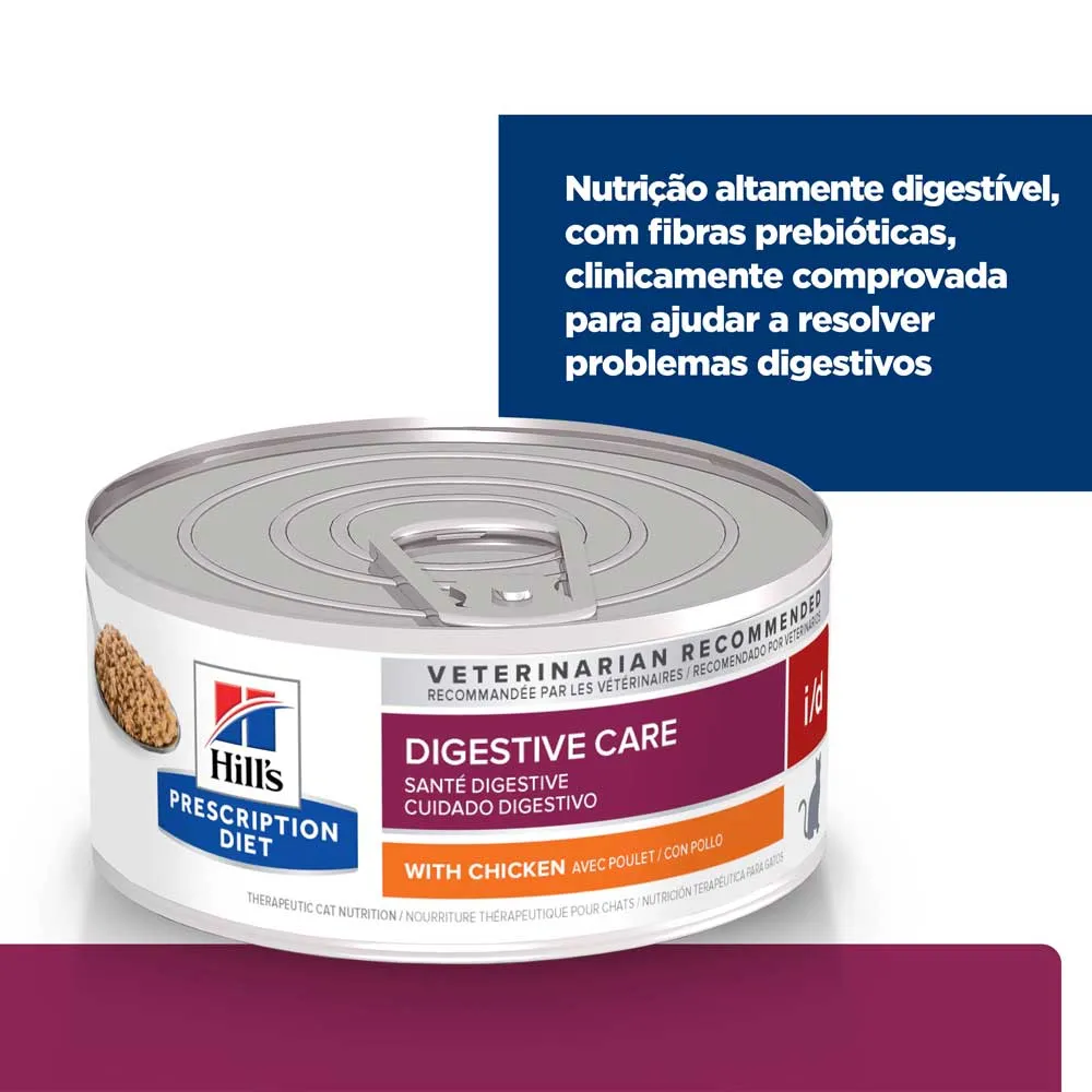 Ração Úmida Hill's Prescription Diet I/D Gatos Adultos Cuidado Digestivo — foto 5