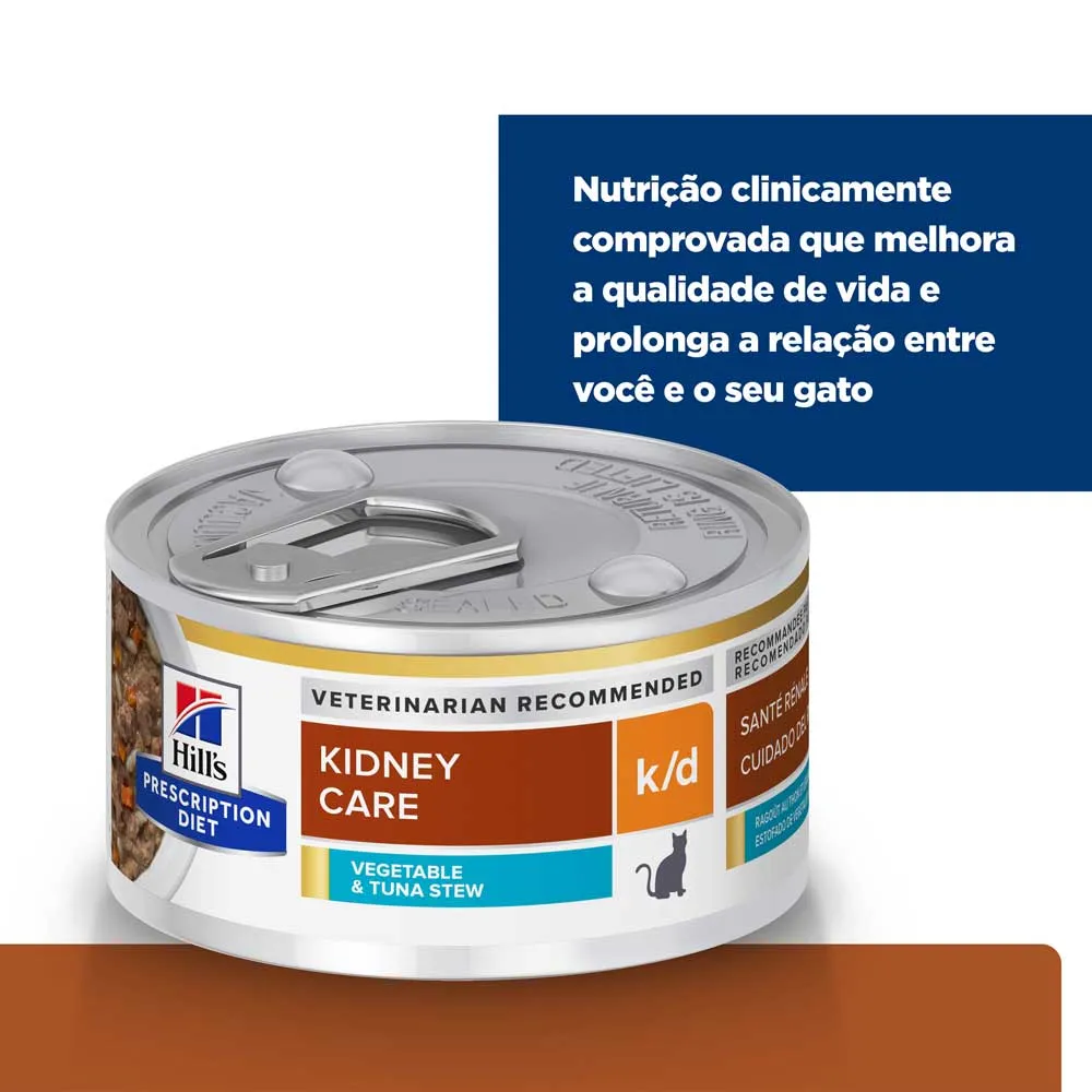 Ração Úmida Hill's Prescription Diet K/D Gatos Adultos Cuidado Renal — foto 3