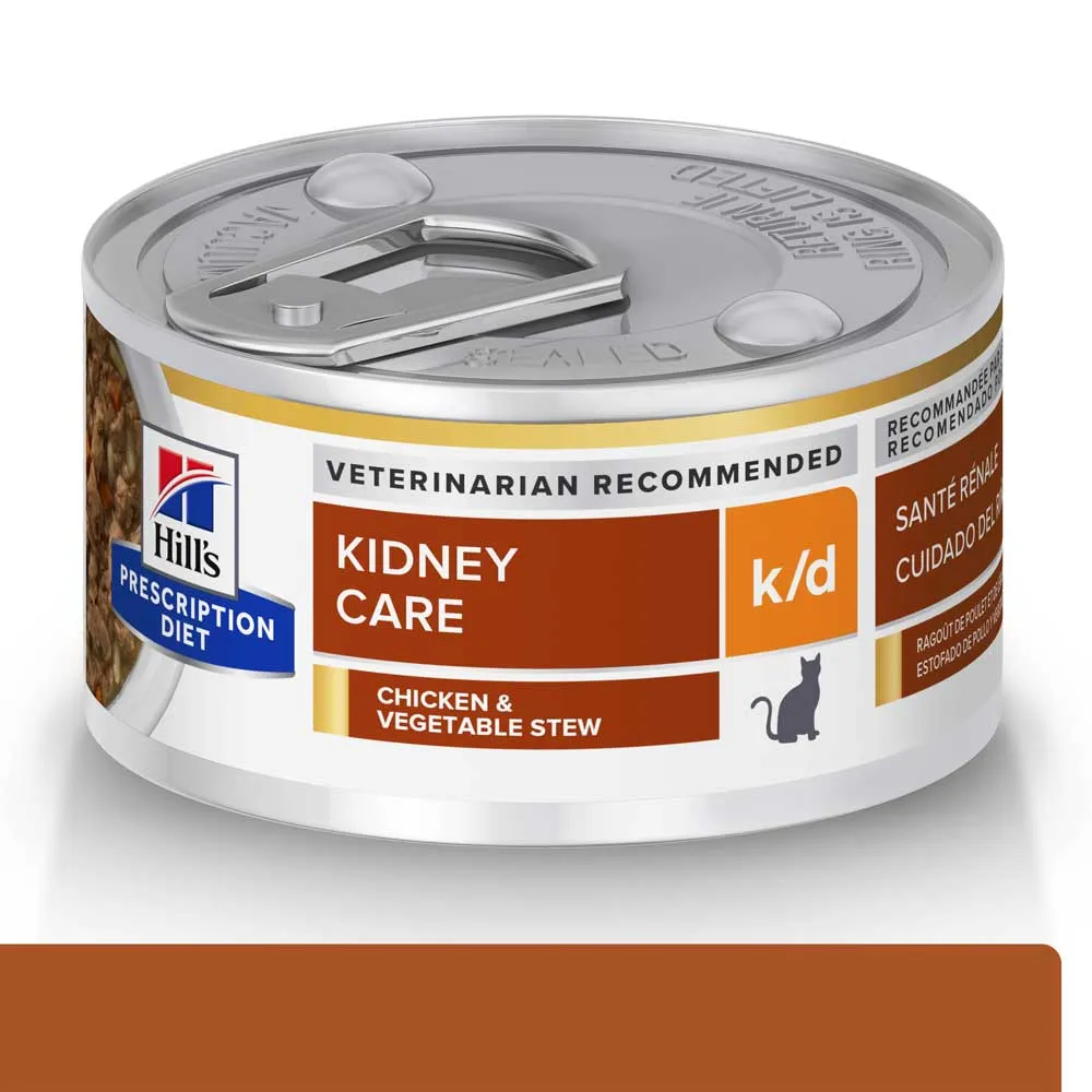 Ração Úmida Hill's Prescription Diet K/D Gatos Adultos Cuidado Renal — foto 3