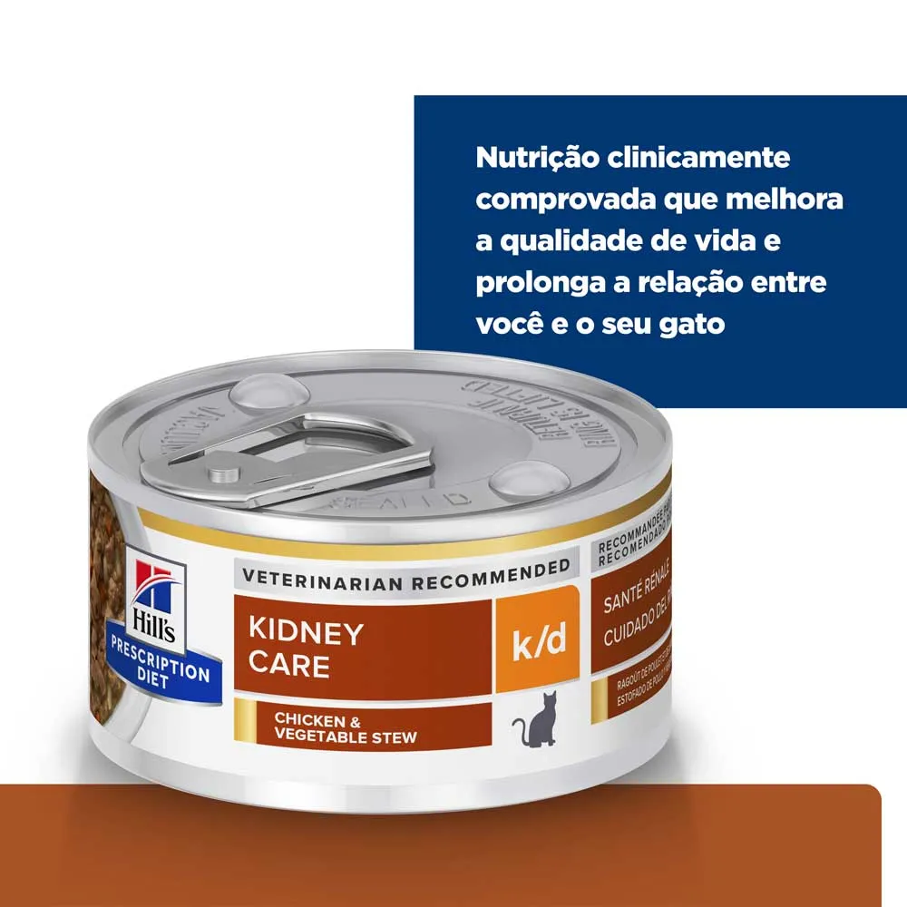 Ração Úmida Hill's Prescription Diet K/D Gatos Adultos Cuidado Renal — foto 5
