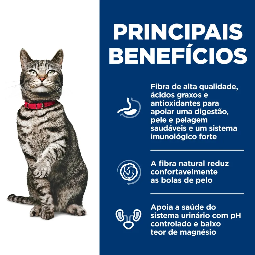 Ração Úmida Hill's Science Diet Cuidado Urinário e Bolas de Pelo para Gatos Adultos Sabor Frango — foto 3