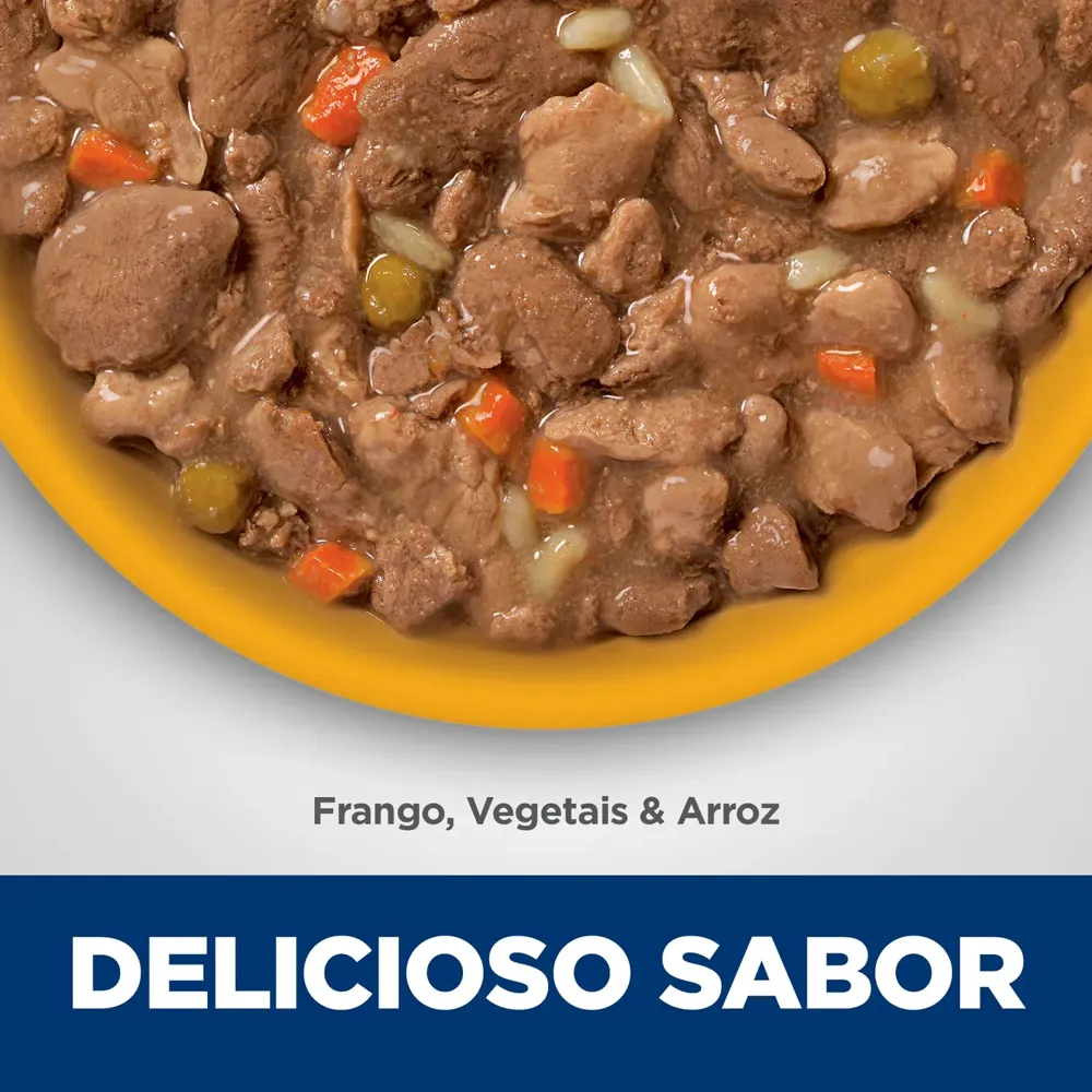 Ração Úmida Hill's Science Diet Digestão Perfeita para Cães Adultos Sabor Frango e Vegetais — foto 5