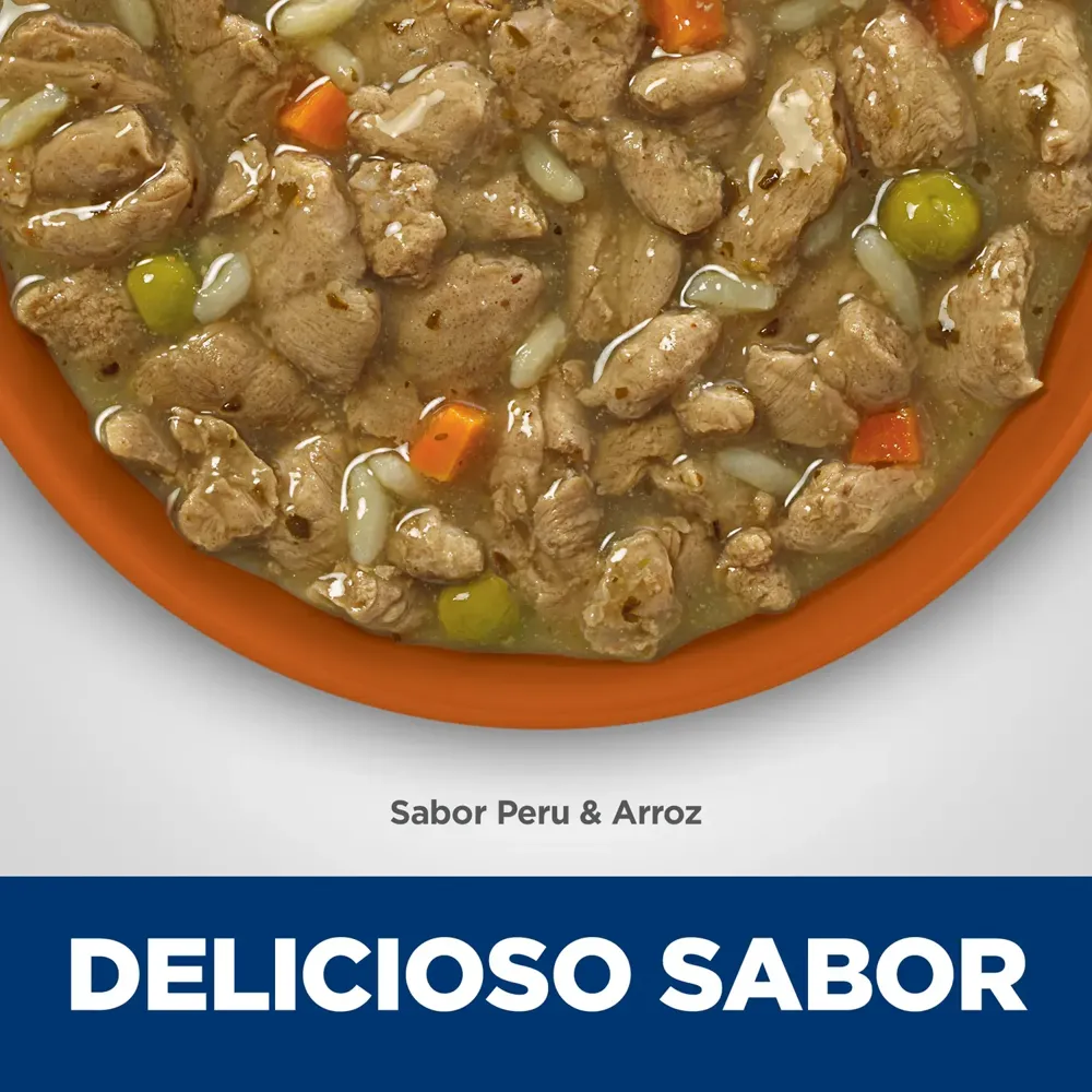 Ração Úmida Hill's Science Diet Pele Sensível para Cães Adultos sabor Peru e Arroz — foto 5