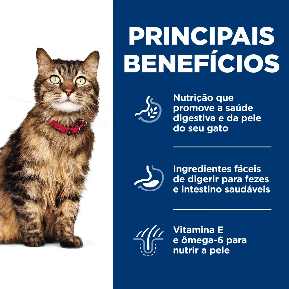 Ração Úmida Hill's Science Diet Pele Sensível para Gatos Adultos Sabor Frango e Vegetais — foto 3