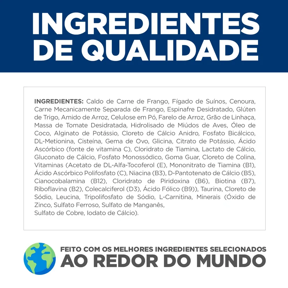 Ração Úmida Hill's Science Diet Peso Perfeito para Cães Adultos Sabor Frango e Vegetais — foto 4
