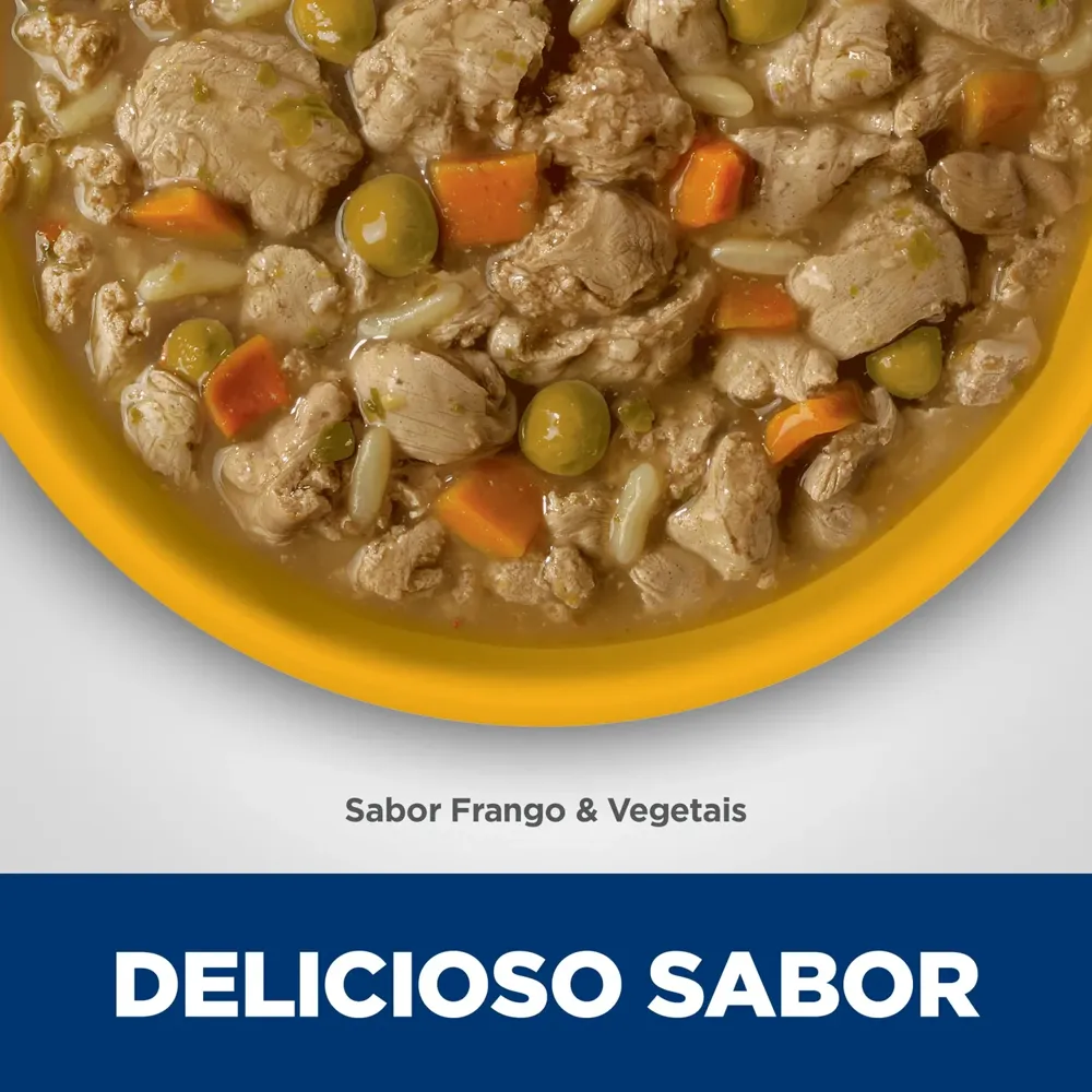 Ração Úmida Hill's Science Diet Peso Perfeito para Cães Adultos Sabor Frango e Vegetais — foto 5