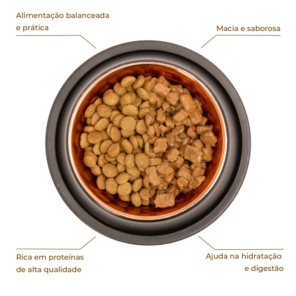 Ração Úmida Joy Cães Adultos Cordeiro ao Molho — foto 3