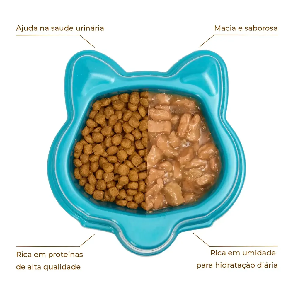 Ração Úmida Joy Gatos Adultos Salmão ao Molho — foto 3