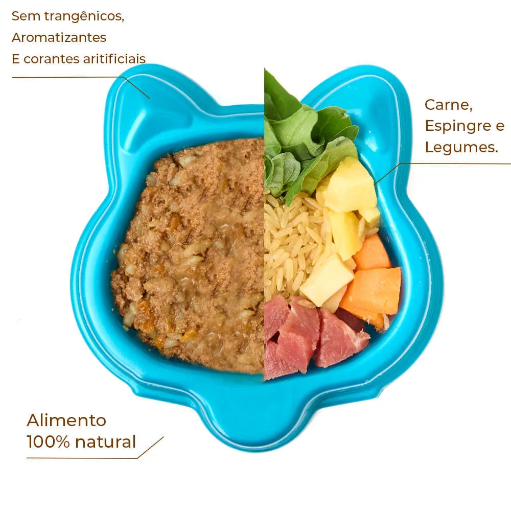 Ração Úmida Gatos Origem Nature Carne com Espinafre e Legumes — foto 2