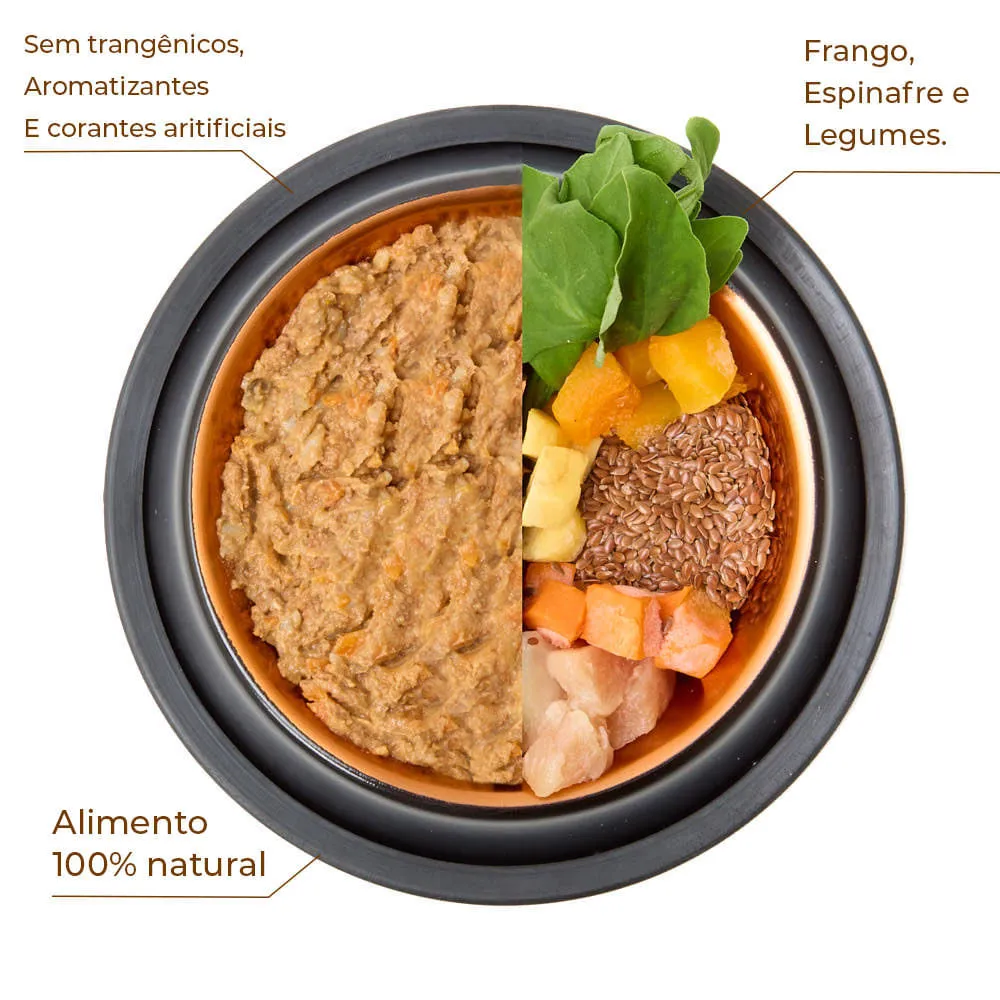 Ração Úmida para Cães Adultos Origem Nature Frango com Espinafre e Legumes — foto 2
