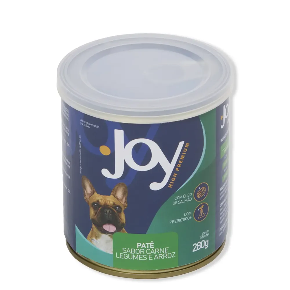 Ração Úmida Joy Patê para Cães Adultos Carne e Vegetais — foto 4
