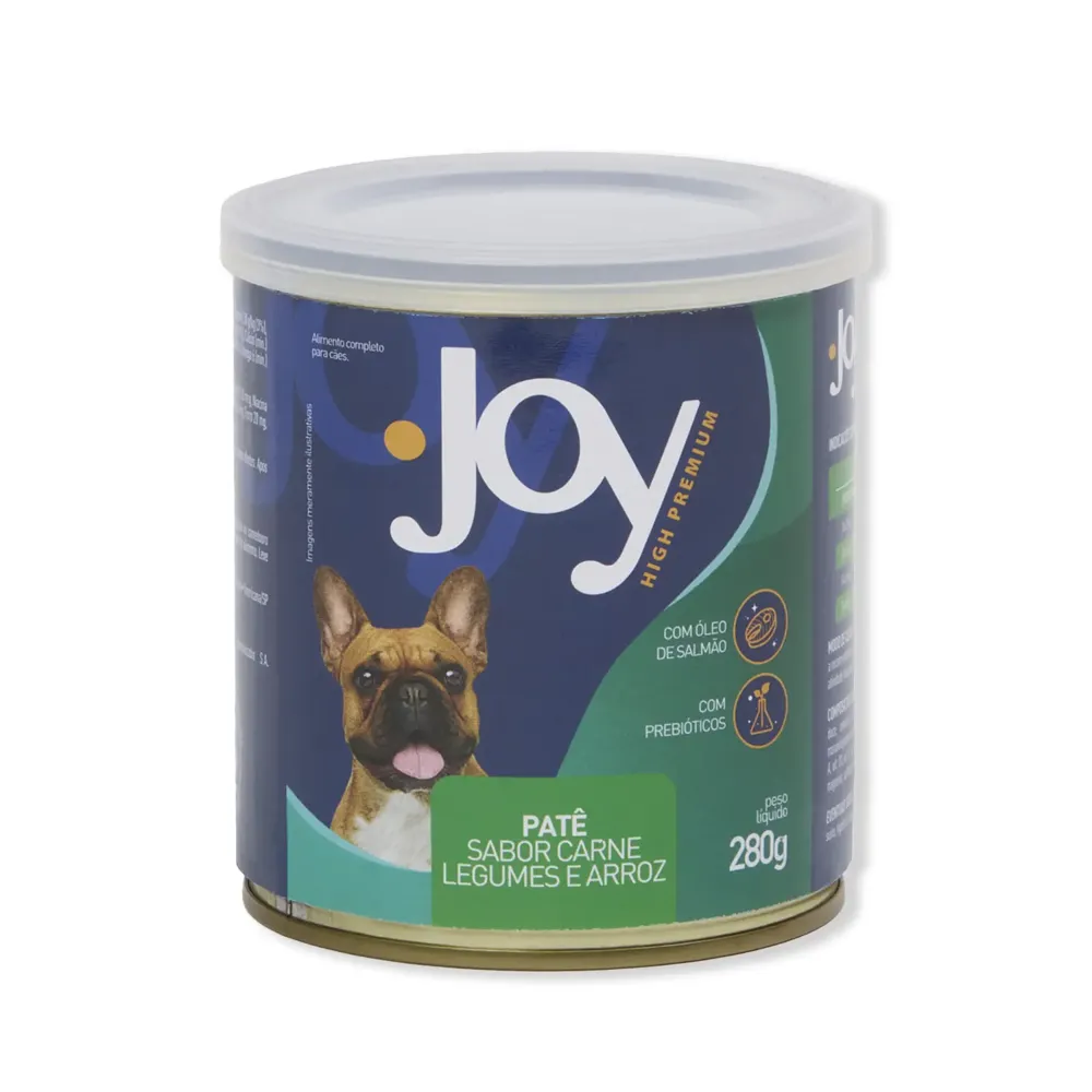 Ração Úmida Joy Patê para Cães Adultos Carne e Vegetais — foto 6