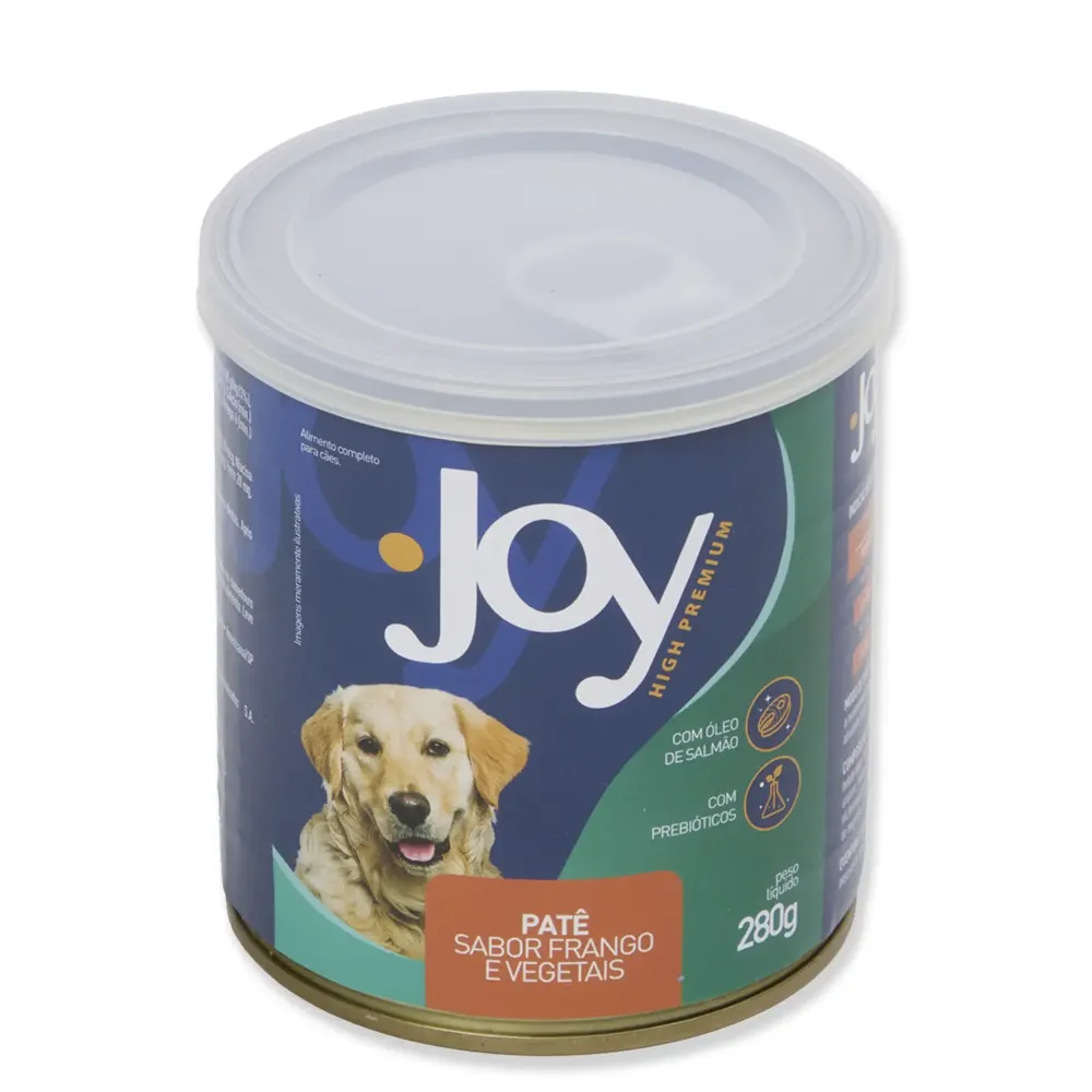 Ração Úmida Joy Patê para Cães Adultos Frango e Vegetais — foto 4