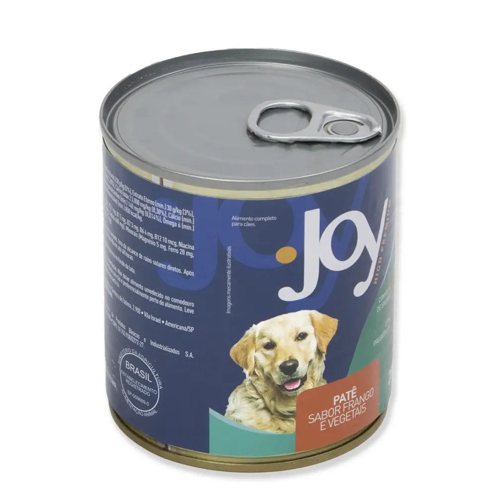 Ração Úmida Joy Patê para Cães Adultos Frango e Vegetais — foto 5