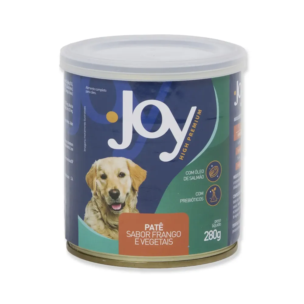 Ração Úmida Joy Patê para Cães Adultos Frango e Vegetais — foto 6