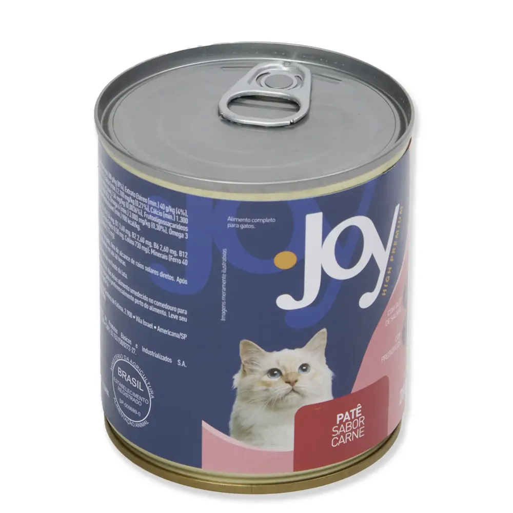 Ração Úmida Joy Patê para Gatos Carne — foto 5