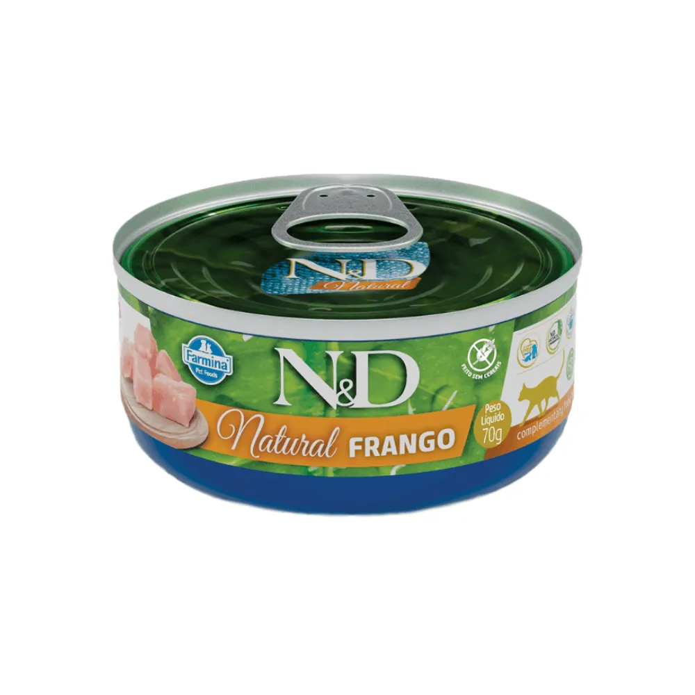 Ração Úmida N&D Natural Gatos Frango