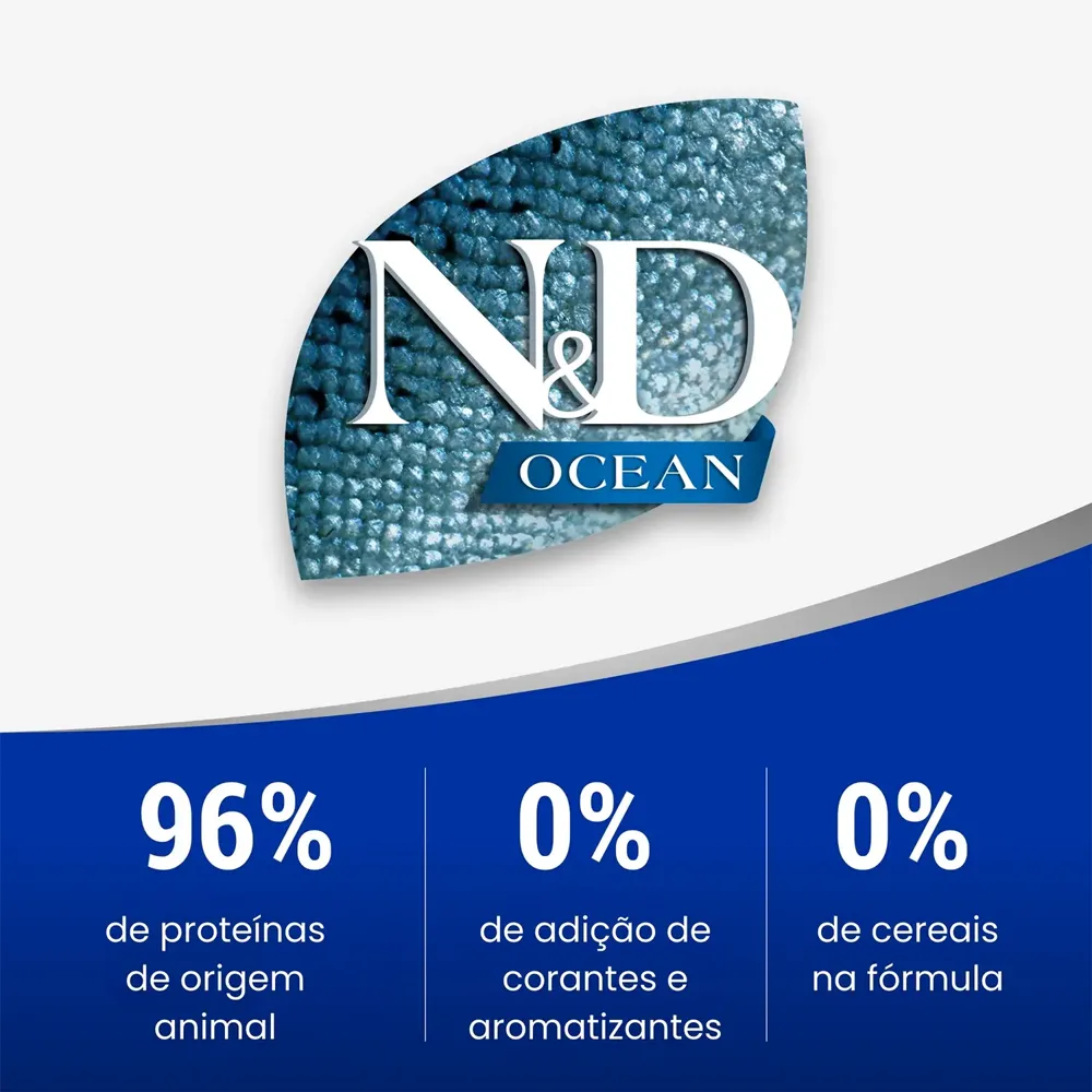 Ração Úmida N&D Ocean para Gatos Adultos Atum e Salmão — foto 2