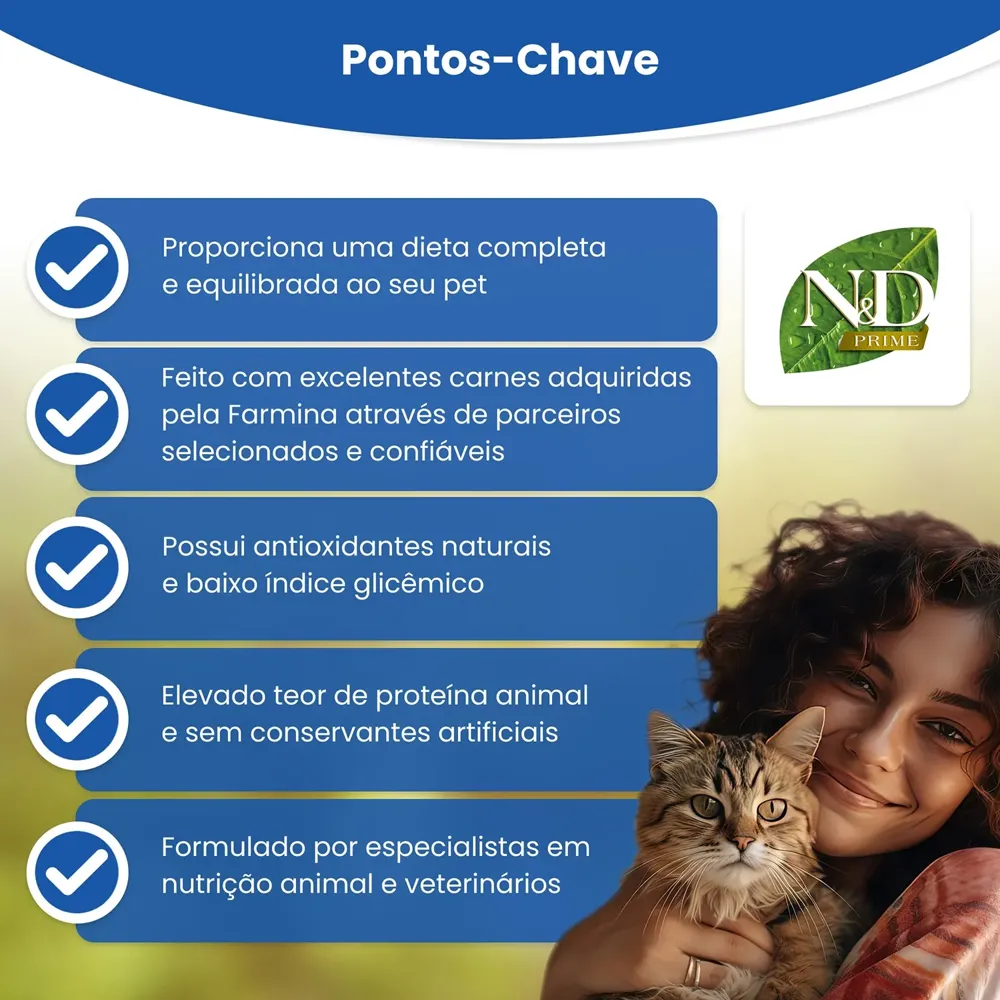 Ração Úmida N&D Prime Gatos Filhotes Frango e Romã — foto 6