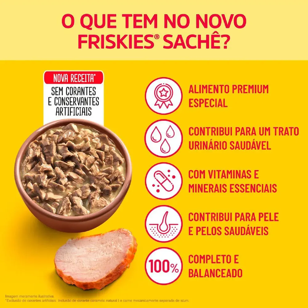 Ração Úmida Friskies Gatos Adultos Peru ao Molho — foto 6