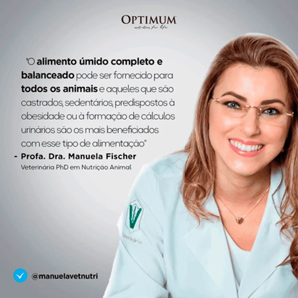 Ração Úmida Optimum Sachê Gatos Adultos Carne — foto 4