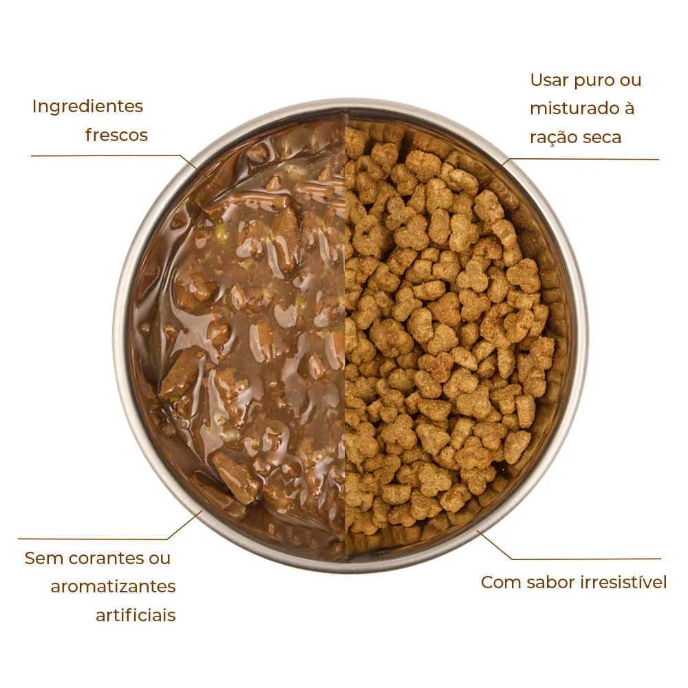 Ração Úmida Origem Natural Tasty Cães Adultos Carne, Arroz e Legumes — foto 3