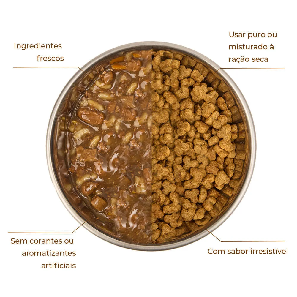 Ração Úmida Origem Natural Tasty Cães Adultos Cordeiro, Arroz e Legumes — foto 3