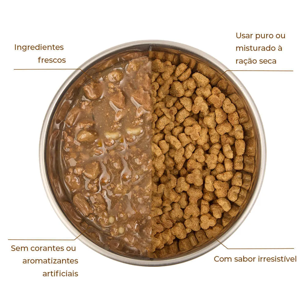 Ração Úmida Origem Natural Tasty Cães Adultos Frango, Arroz e Legumes — foto 3