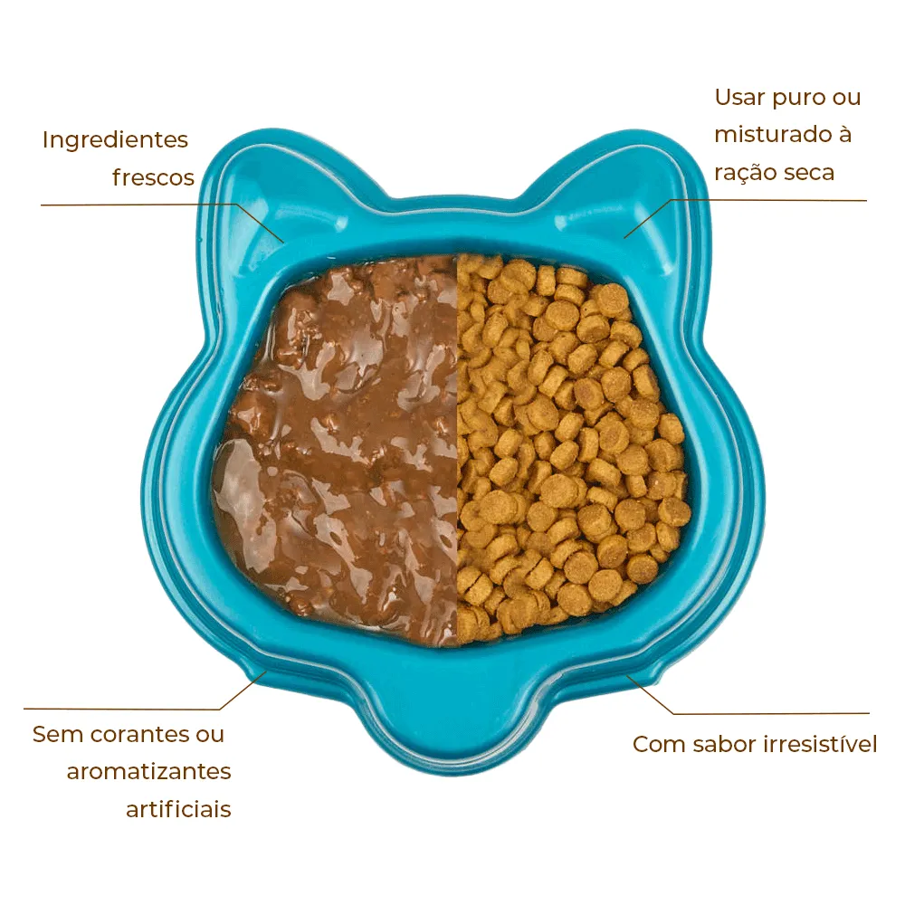 Ração Úmida Origem Natural Tasty Gatos Adultos Carne com Legumes — foto 3