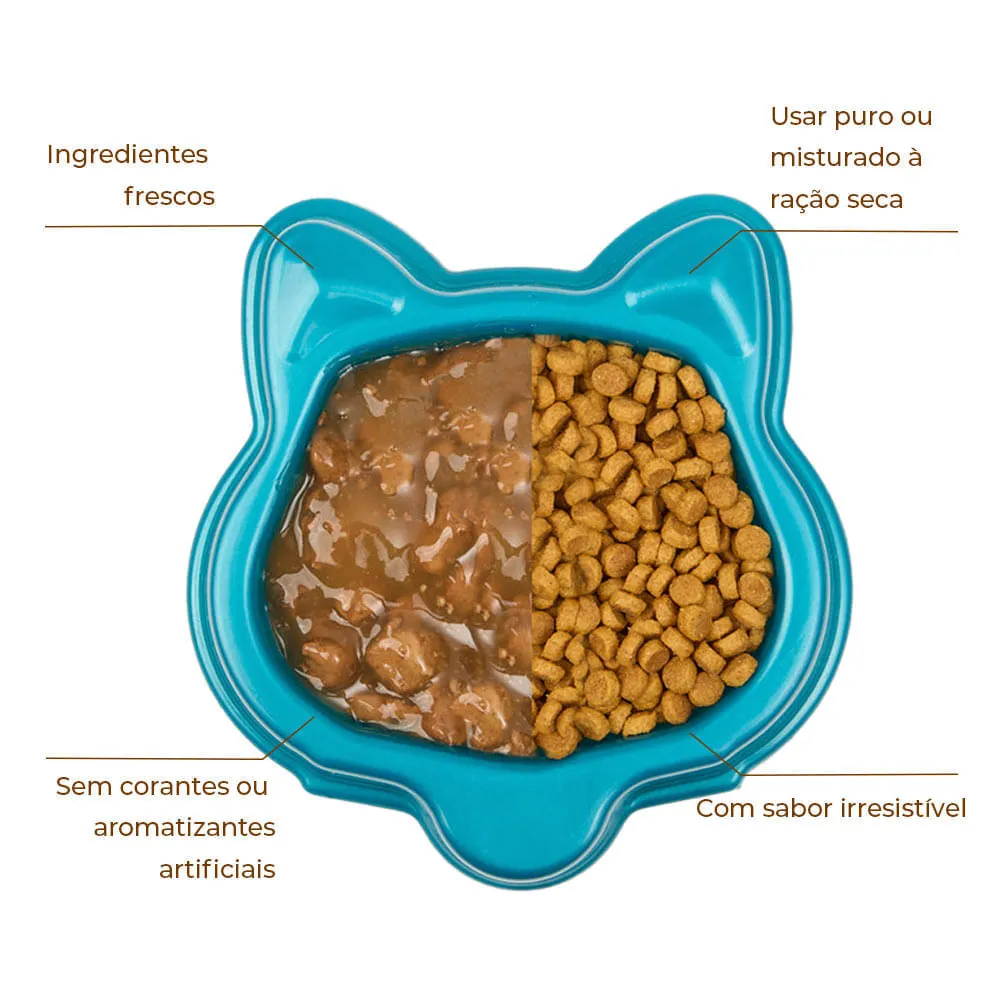 Ração Úmida Origem Natural Tasty Gatos Adultos Frango com Legumes — foto 3