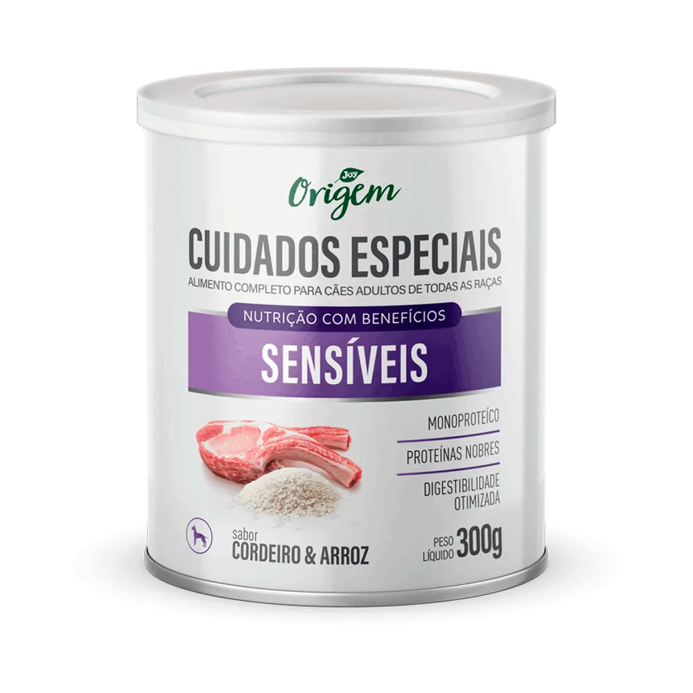 Ração Úmida para Cães Adultos Origem Nature Peles Sensíveis Cordeiro