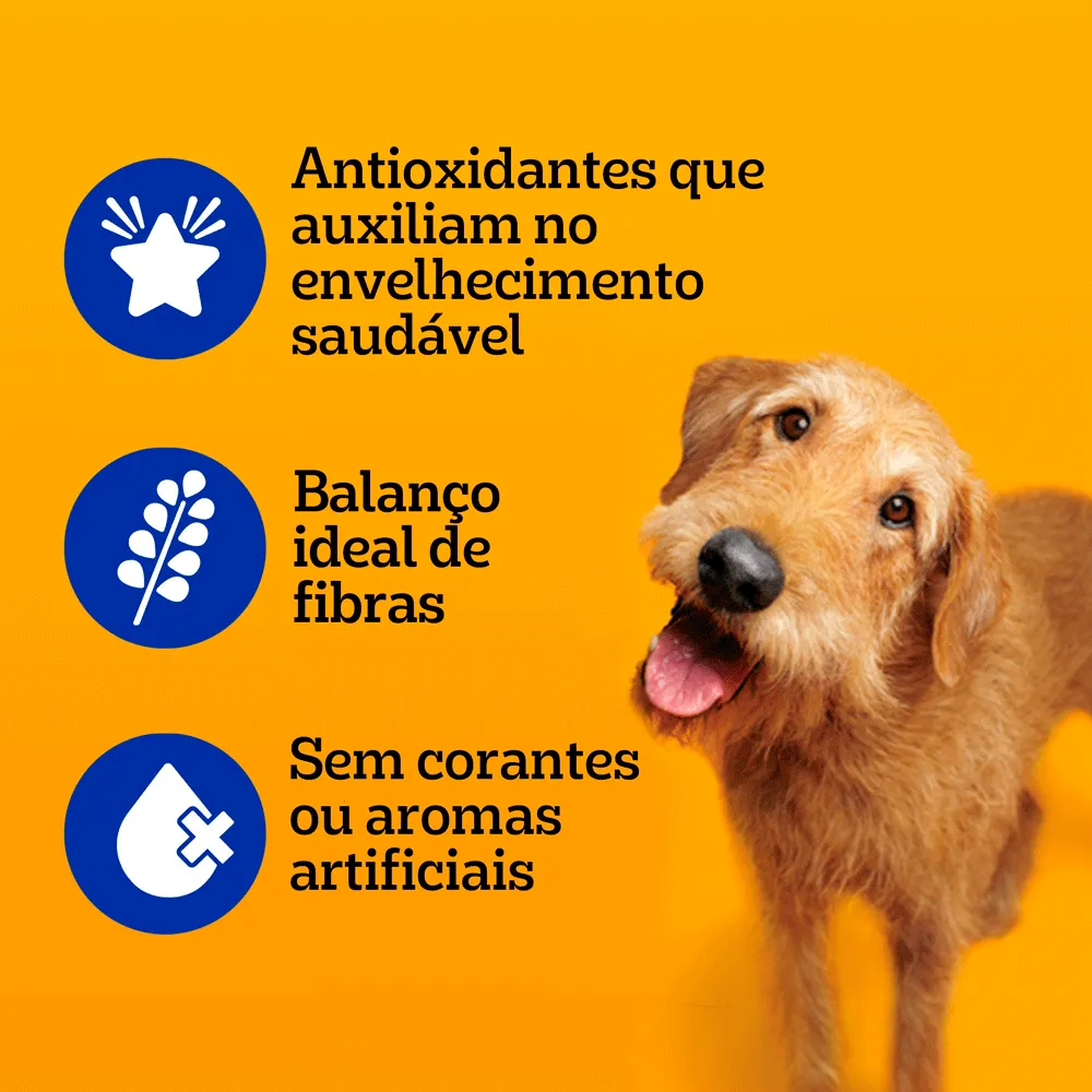 Ração Úmida Pedigree Sachê Cães Adultos Sênior 7+ Anos Carne ao Molho — foto 5