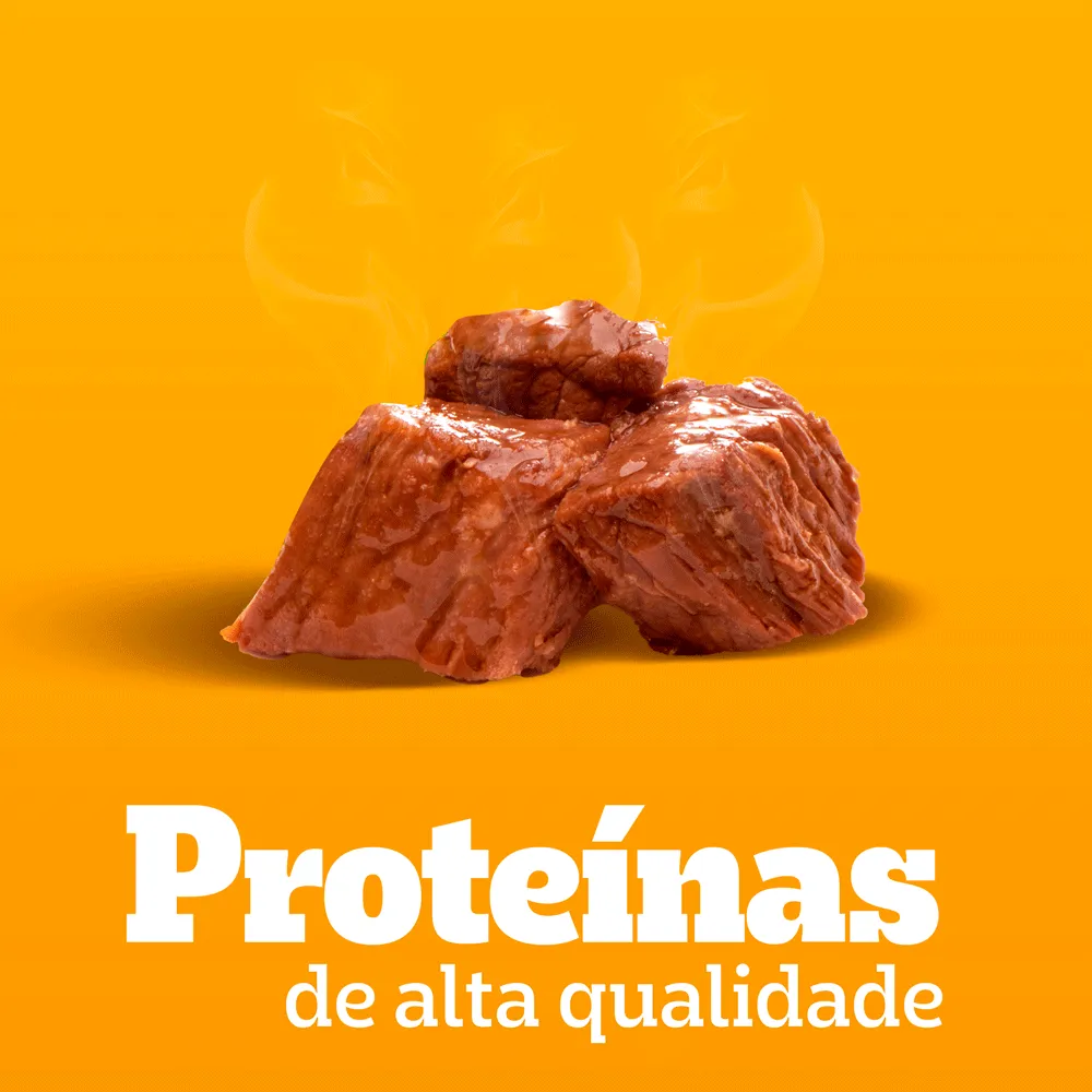 Ração Úmida Pedigree Sachê Cães Adultos Raças Pequenas Carne ao Molho — foto 6