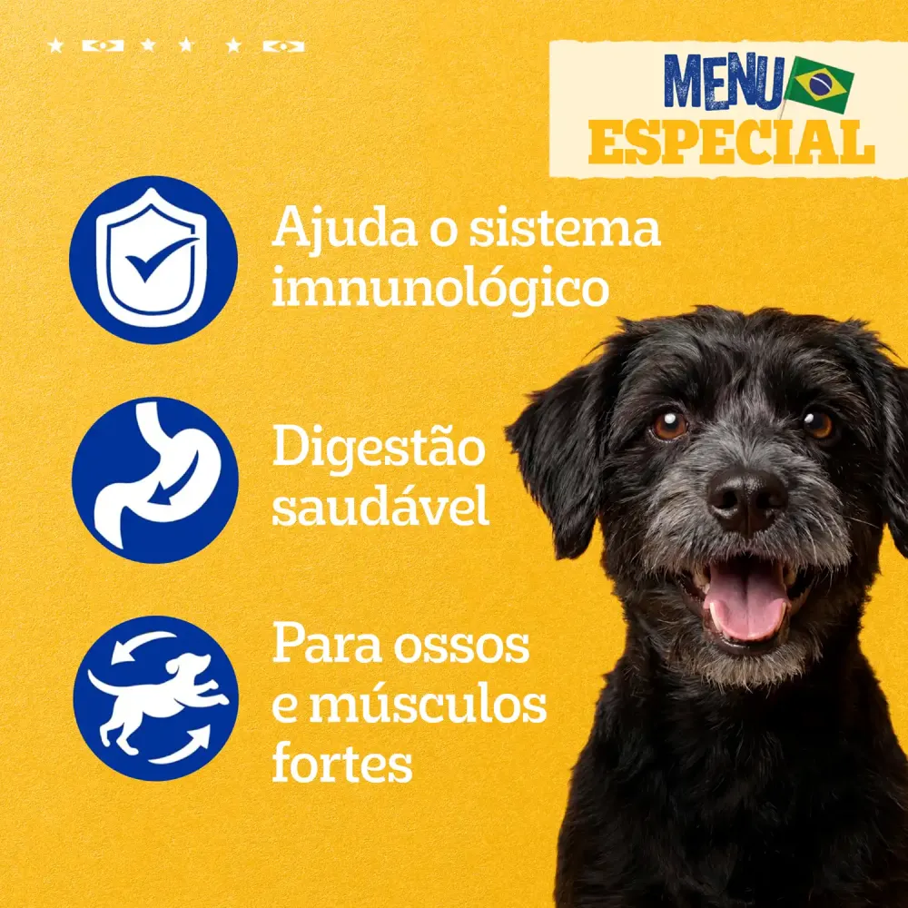 Ração Úmida Pedigree Caramelo Cães Adultos Sachê Galinhada — foto 4