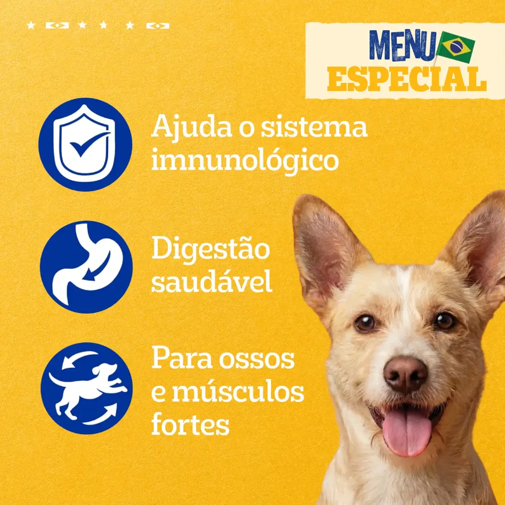 Ração Úmida Pedigree Caramelo Cães Adultos Sachê Lombinho — foto 3