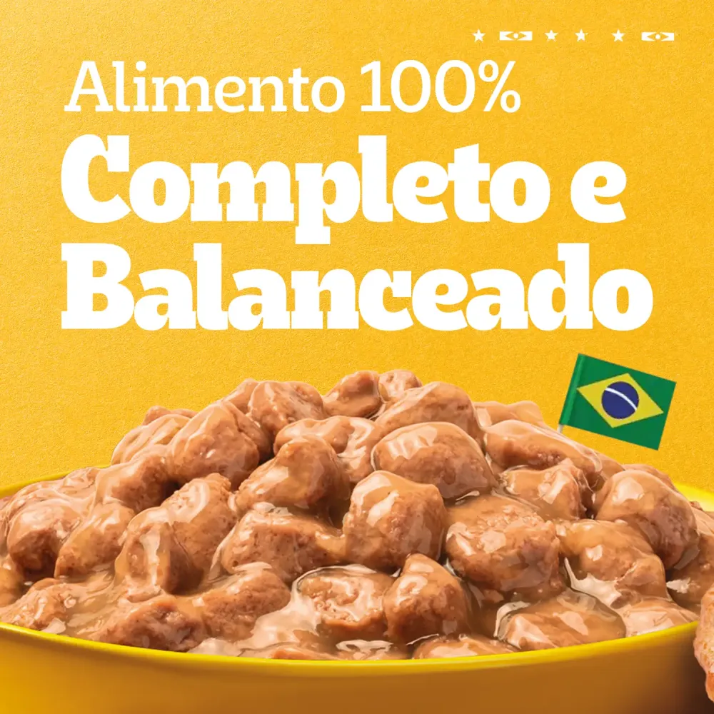 Ração Úmida Pedigree Caramelo Cães Adultos Sachê Lombinho — foto 6