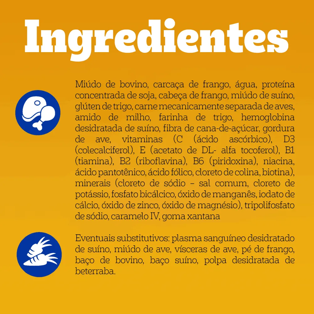 Ração Úmida Pedigree Sachê High Protein Cães Adultos Carne e Frango — foto 5