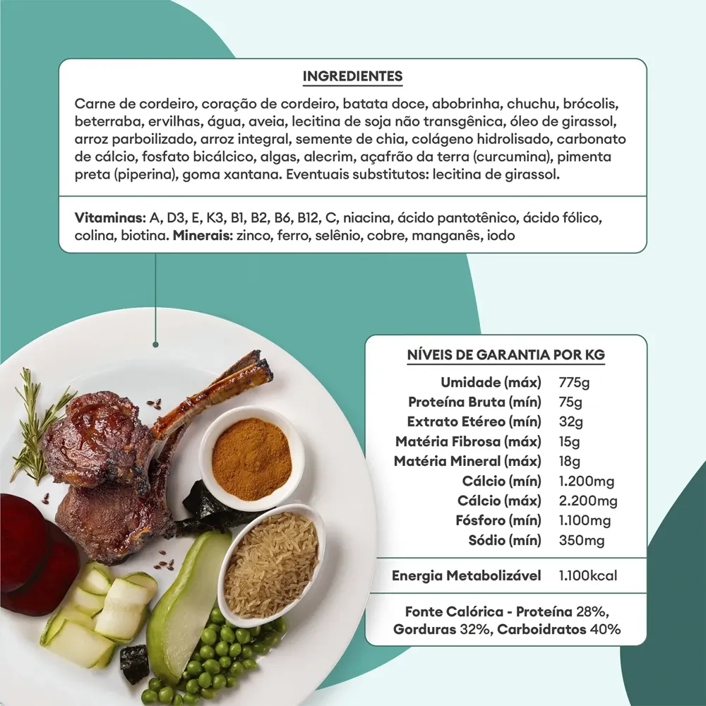 Ração Úmida Pet Delícia Cães Cordeiro com Legumes — foto 3